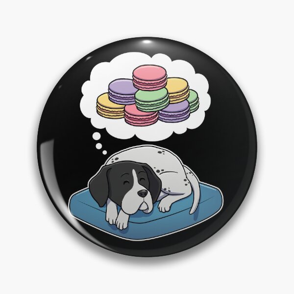 Artikelvorschau, English Pointer dreaming about Macaroons entworfen und verkauft von DoggieDelights.