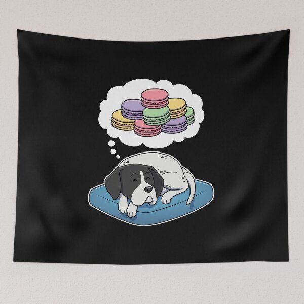 Artikelvorschau, English Pointer dreaming about Macaroons entworfen und verkauft von DoggieDelights.