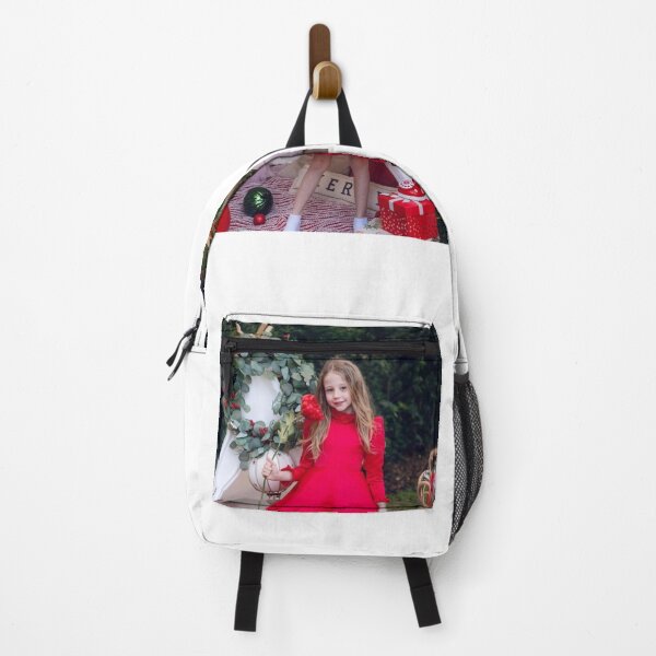 Item preview, Nastya in a red dress surrounded by Christmas gifts, like Nastya in a red dress surrounded by Christmas gifts designed and sold by theJuniorJams.