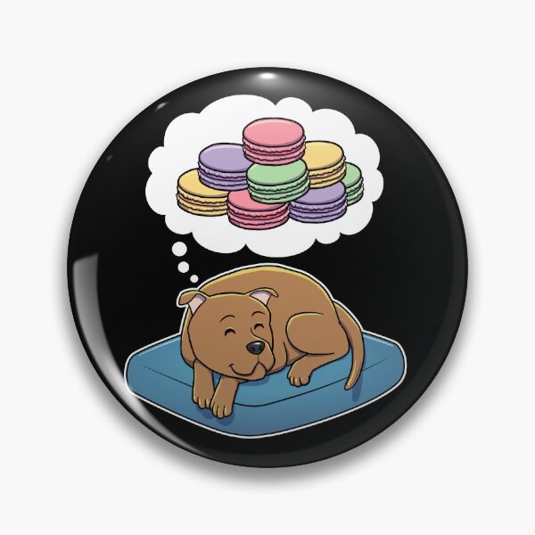 Artikelvorschau, Staffordshire Bull Terrier dreaming about Macaroons entworfen und verkauft von DoggieDelights.