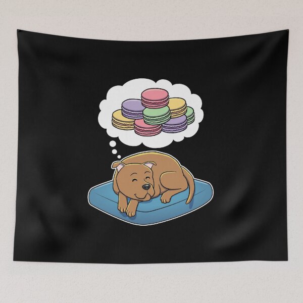 Artikelvorschau, Staffordshire Bull Terrier dreaming about Macaroons entworfen und verkauft von DoggieDelights.