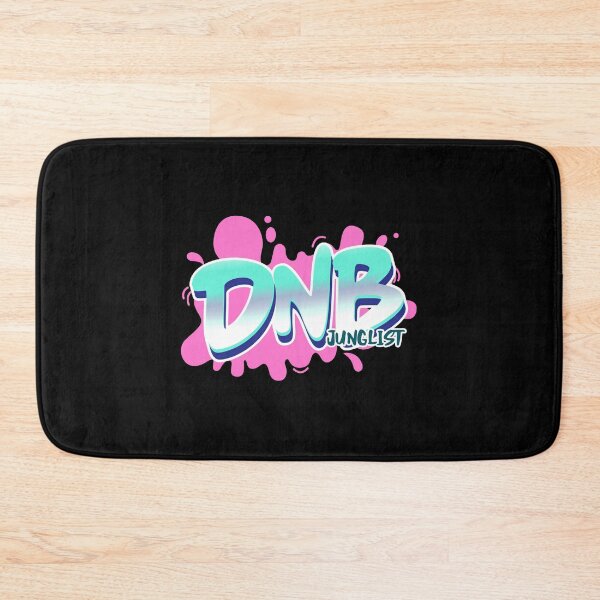 Item preview, DNB - Junglist Splat (Blue paint/white drop shadow) designed and sold by Discothreadz.