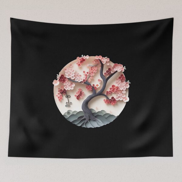 Item preview, Pink Japanese Cherry Blossom - The Paper Collection designed and sold by FiveIntentions.