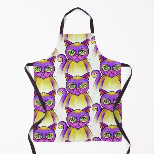 Item preview, Hypnotic Cat Purple designed and sold by Rose Boyd.