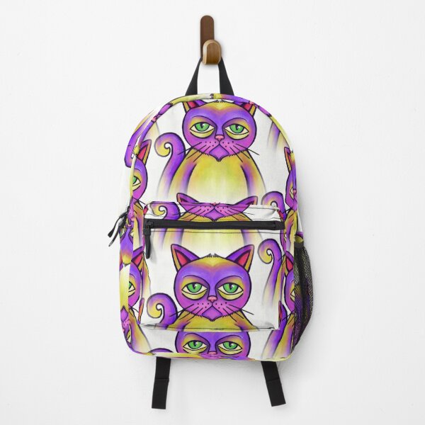 Item preview, Hypnotic Cat Purple designed and sold by Rose Boyd.