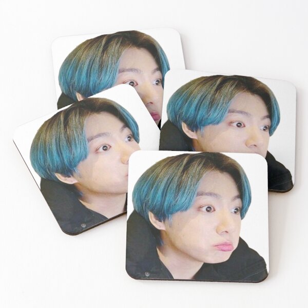 Item preview, Jungkook BTS funny baby face pout designed and sold by tokki-drawings.