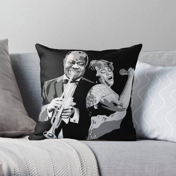 Louie & Ella Throw Pillow