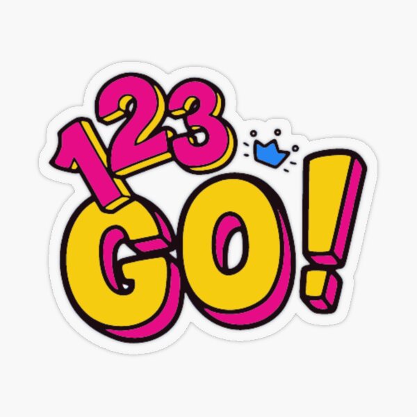 123 Go Sticker