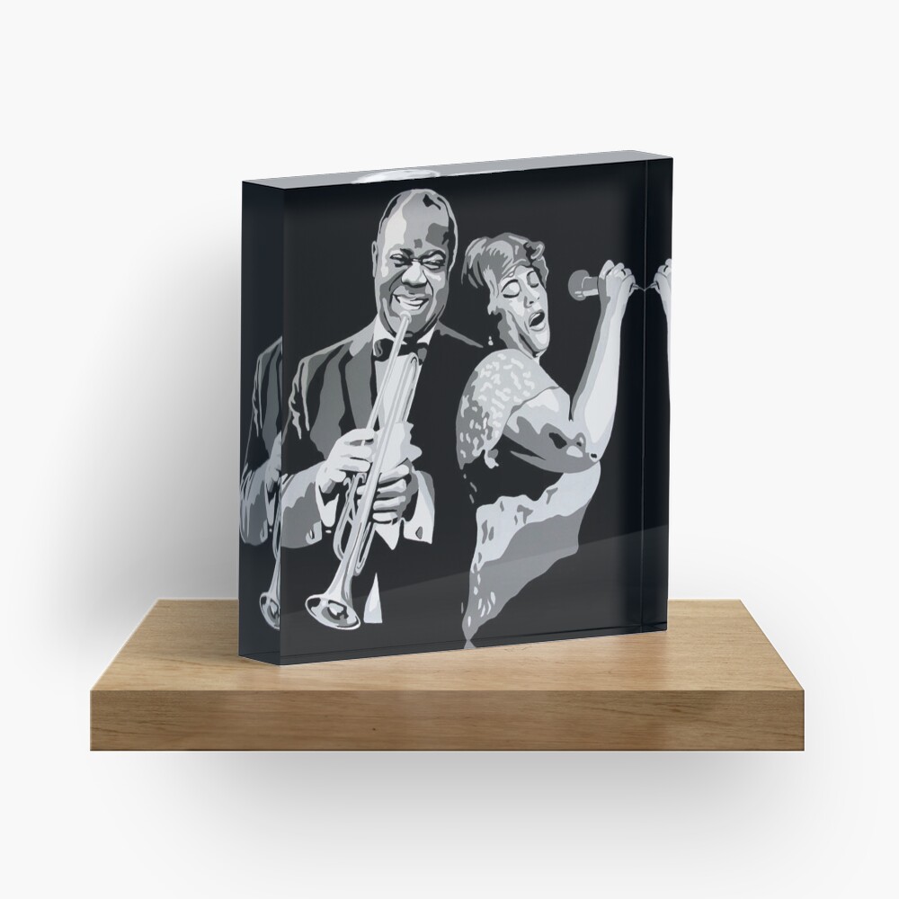 Louie & Ella Acrylic Block