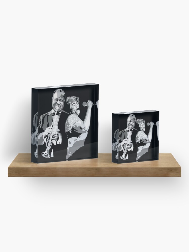 Alternate view of Louie & Ella Acrylic Block