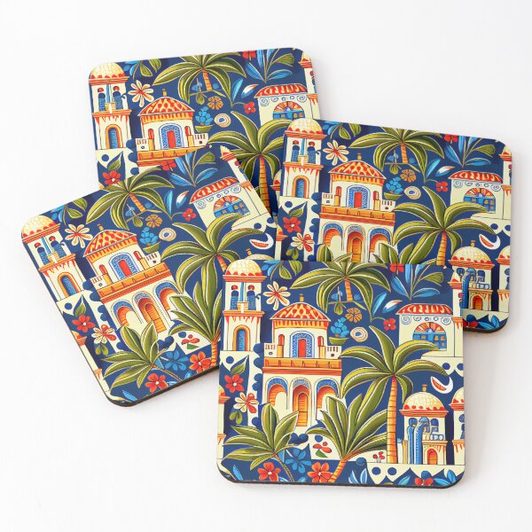 Item preview, Cartoon New Mediterranean Pattern Digital Painting designed and sold by CodeAndColors.