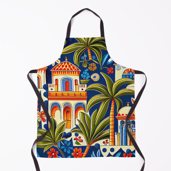 Item preview, Cartoon New Mediterranean Pattern Digital Painting designed and sold by CodeAndColors.