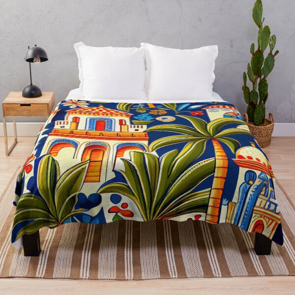 Item preview, Cartoon New Mediterranean Pattern Digital Painting designed and sold by CodeAndColors.