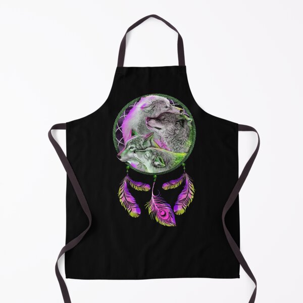 Item preview, Four Wolves Black Dreamcatcher Violet designed and sold by Barnissim.