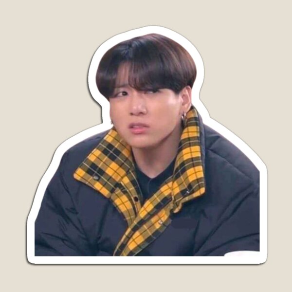 グクちゃんマグネット Jungkook BTS JK judging face funny