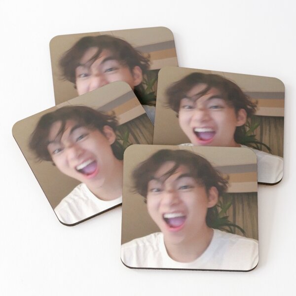 Item preview, Taehyung Tae funny face meme designed and sold by tokki-drawings.