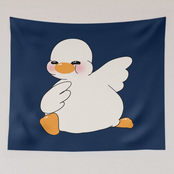 Item preview, Cute Kawaii Chonky Chibi Funny Duck Goose Lover  designed and sold by proclimb5.