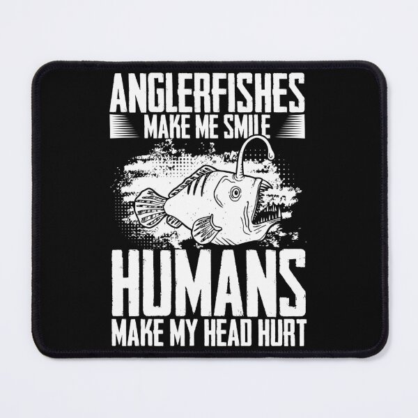 Item preview, Funny Anglerfishes Make Me Smile An Introvert Angelfish Fan designed and sold by Nessshirts.