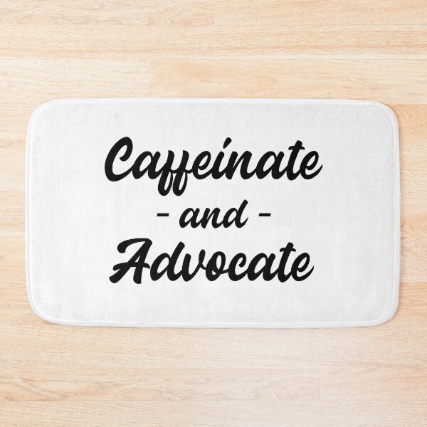 Item preview, Caffeinate and Advocate designed and sold by Farasic.