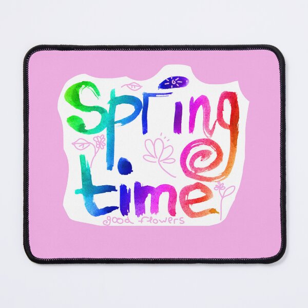 Item preview, Spring time vibrant watercolor lettering | Spring time crafty hand lettering designed and sold by lausn.