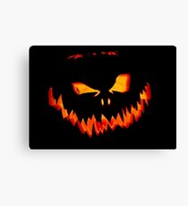 EVIL JACK-O-LANTERN Canvas Print