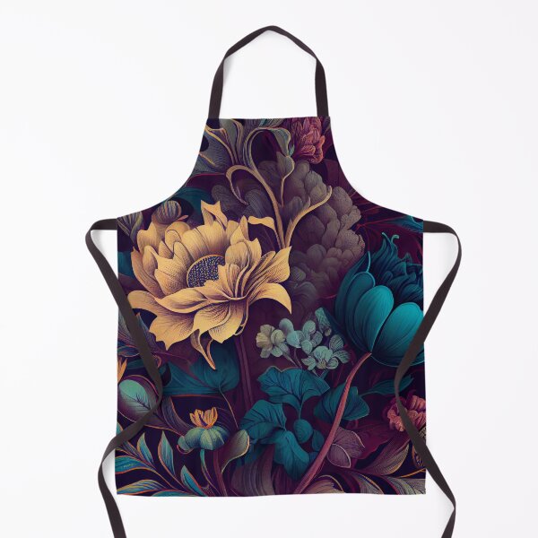 Item preview, Surreal Drawn Floral Pattern Digital Painting designed and sold by CodeAndColors.