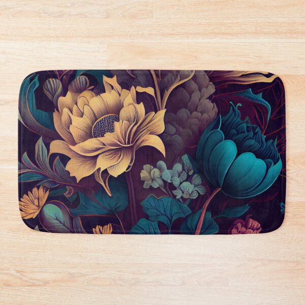 Item preview, Surreal Drawn Floral Pattern Digital Painting designed and sold by CodeAndColors.