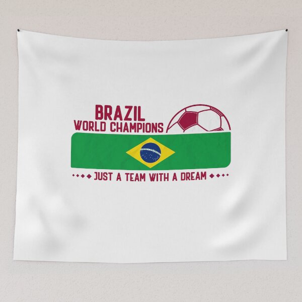 Item preview, Brazil Football Team for Soccer Lovers and Football Fans designed and sold by Dexter Freeman.