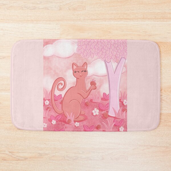 Item preview, Strawberry Cat designed and sold by DancingFoxArt.