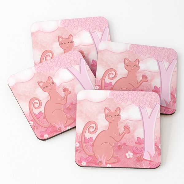 Item preview, Strawberry Cat designed and sold by DancingFoxArt.