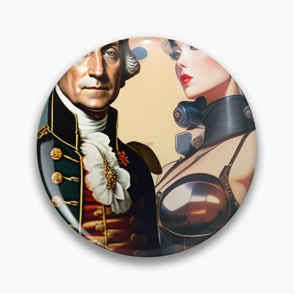 Item preview, George Washington Steampunk  designed and sold by CyberArtsy.