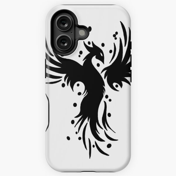 Aperçu de l'œuvre phénix noir et blanc créée et vendue par Crystalbean3.