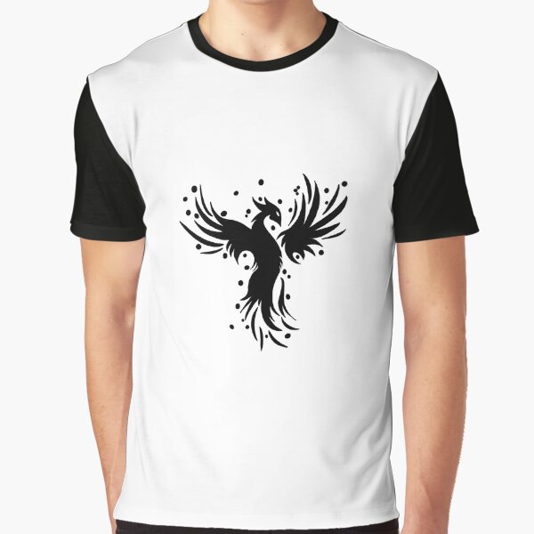 Aperçu de l'œuvre phénix noir et blanc créée et vendue par Crystalbean3.