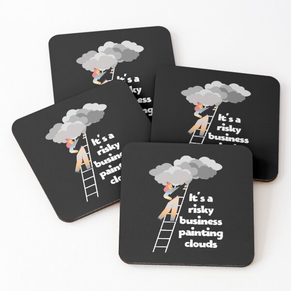 Item preview, Painting Clouds Sticker designed and sold by GaryDobson.