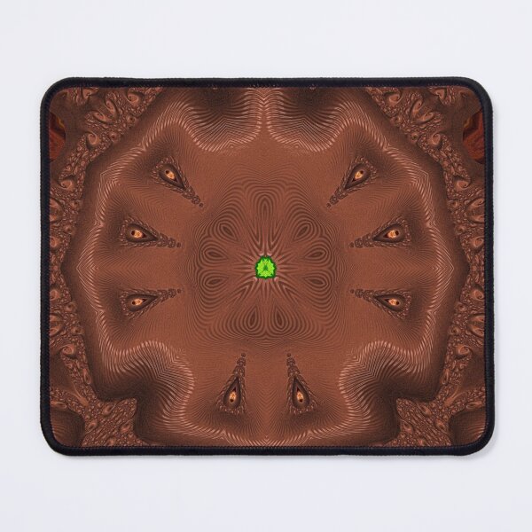 Item preview,  *FUNNY ABSTRACT PAINTING ALIEN TRIBAL FACE CHOCOLATE MIXTURE MINT GREEN WITH STARRY GREEN ANISE designed and sold by Ralek.