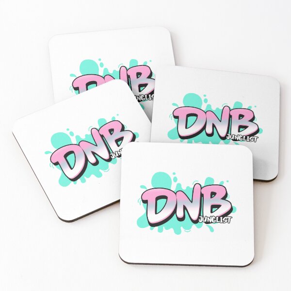 Item preview, DNB - Junglist Splat  (Blue/black drop shadow) designed and sold by Discothreadz.