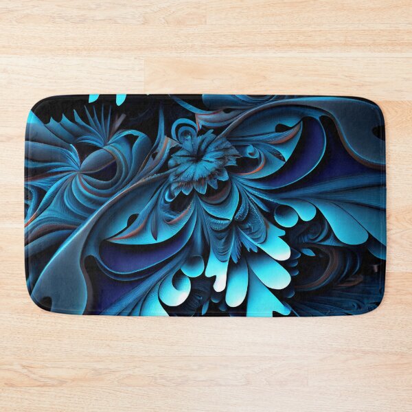 Item preview, Blue Aggressive Abstract Australian Pattern Digital Painting designed and sold by CodeAndColors.