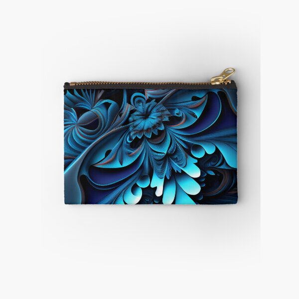 Item preview, Blue Aggressive Abstract Australian Pattern Digital Painting designed and sold by CodeAndColors.