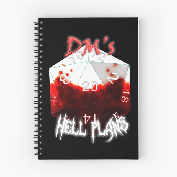 Item preview, DM's Hell Plans, Bloody D20 Dice designed and sold by NicholiCosplay.