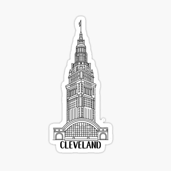 Item preview, Cleveland Terminal Tower designed and sold by alexandraandrus.