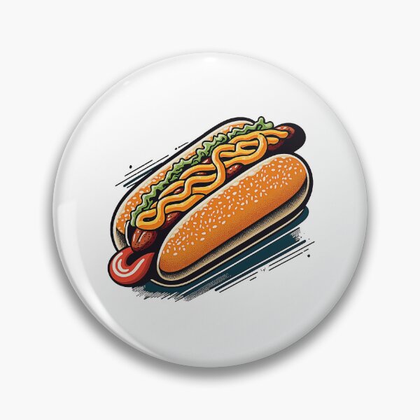 Item preview, Ukiyoe Hotdog: A Traditional Japanese Woodblock Print of a Hotdog in the Ukiyoe Style. designed and sold by BotTastic.