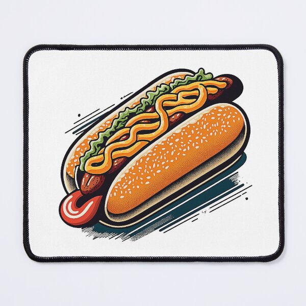 Item preview, Ukiyoe Hotdog: A Traditional Japanese Woodblock Print of a Hotdog in the Ukiyoe Style. designed and sold by BotTastic.