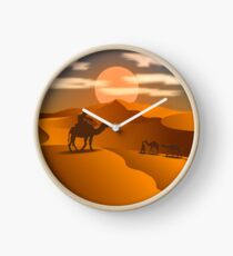 Desert landscape Uhr