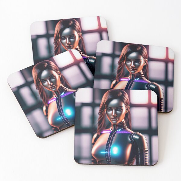 Item preview, Beautiful robot woman - android. designed and sold by Maniock.