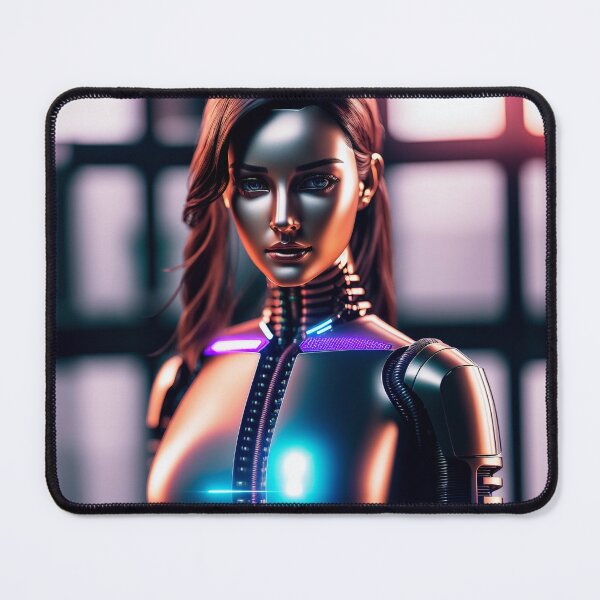 Item preview, Beautiful robot woman - android. designed and sold by Maniock.