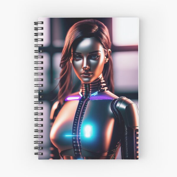 Item preview, Beautiful robot woman - android. designed and sold by Maniock.