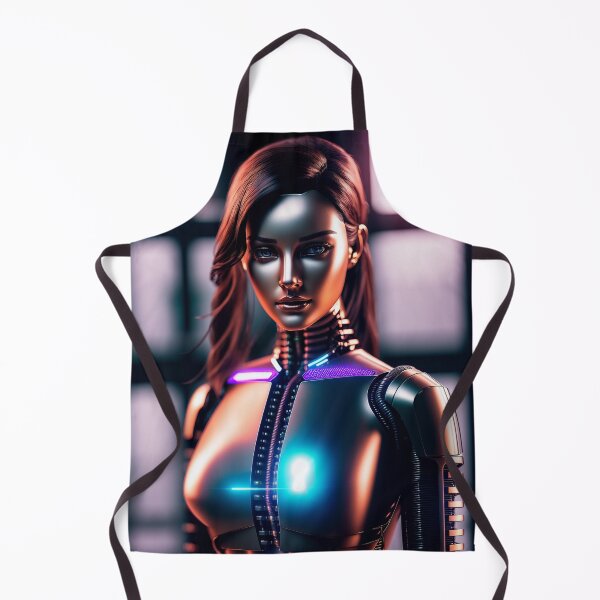 Item preview, Beautiful robot woman - android. designed and sold by Maniock.