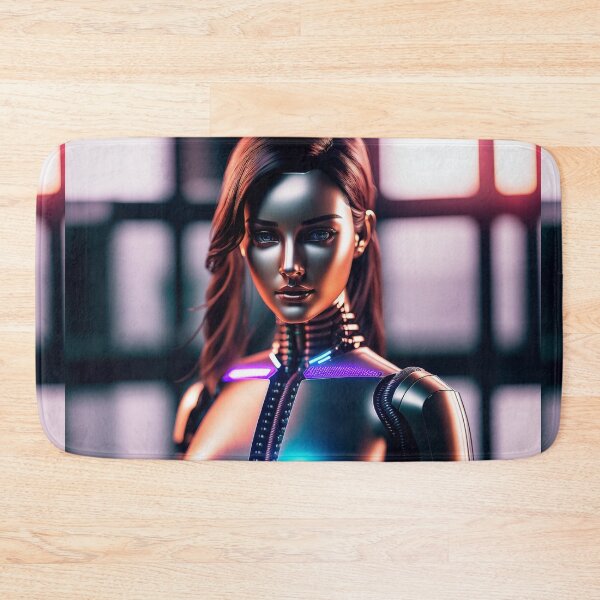 Item preview, Beautiful robot woman - android. designed and sold by Maniock.