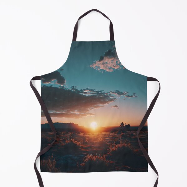 Item preview, Beautiful illustration of western scenery at sunset with blue sky designed and sold by Skyfe.