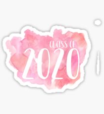 Class 0f 2020 Watercolor Sticker
